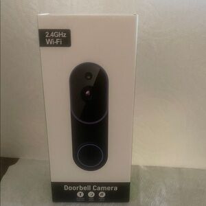 Black Wi-Fi Doorbell Camera